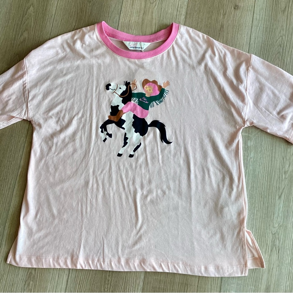 BNWT Peter Alexander Cowgirl Tee in Pink Size L